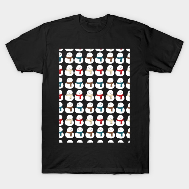 Snowman Pattern T-Shirt by Day81